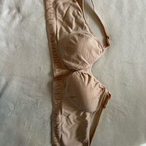 Kindred Bravely Tan Breastfeeding/Pumping Bra